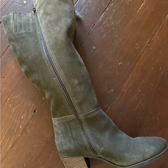 Lucky Brand Knee High Boots in Olive - Picture 4 of 8